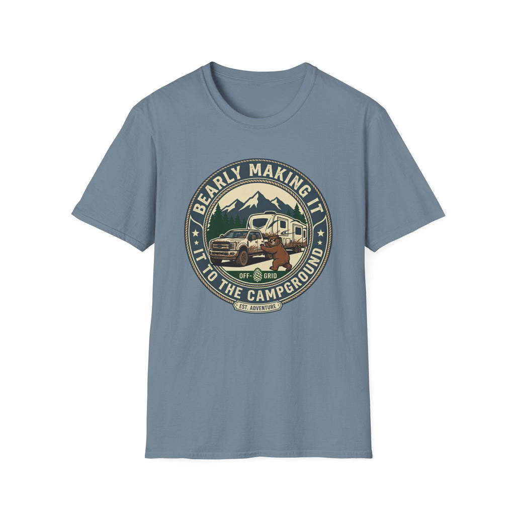 Beary Making It To The Campground 5th Wheel T-Shirt