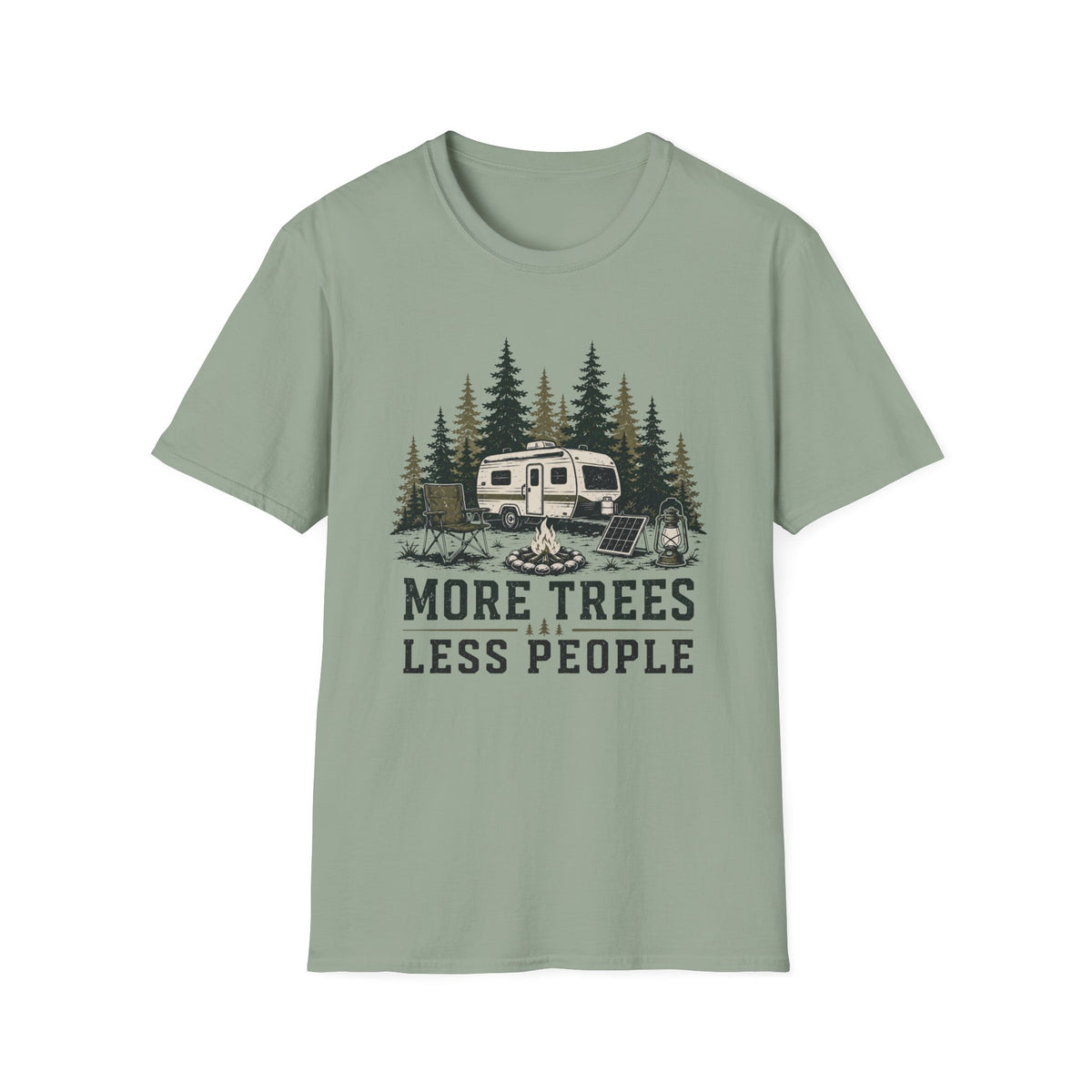 More Trees Less People Trailer T-Shirt