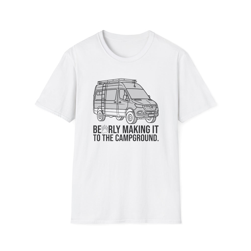 Barely Making It to the Campground Van T-Shirt