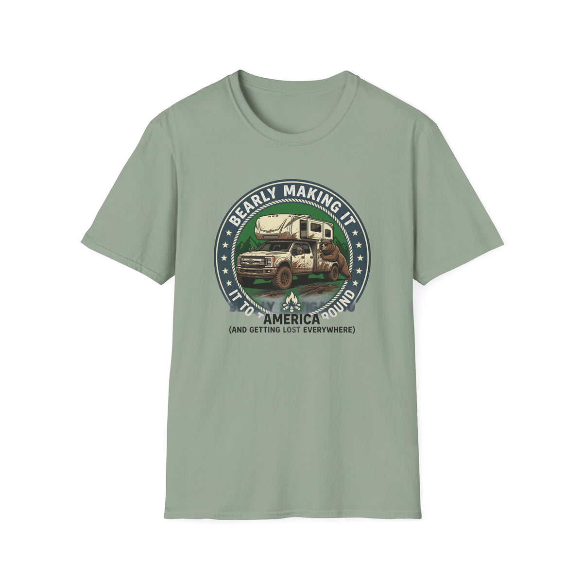 Bearly Making It Camper T‑Shirt
