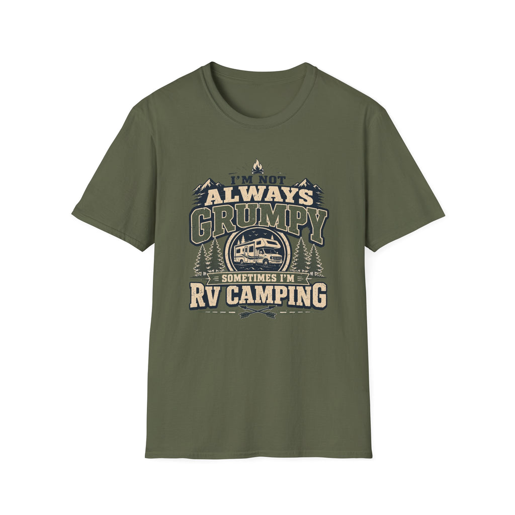 I’m Not Always Grumpy RV Camping T-Shirt
