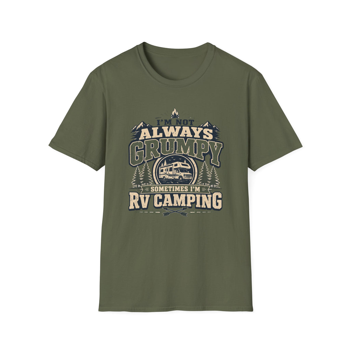 I’m Not Always Grumpy RV Camping T-Shirt