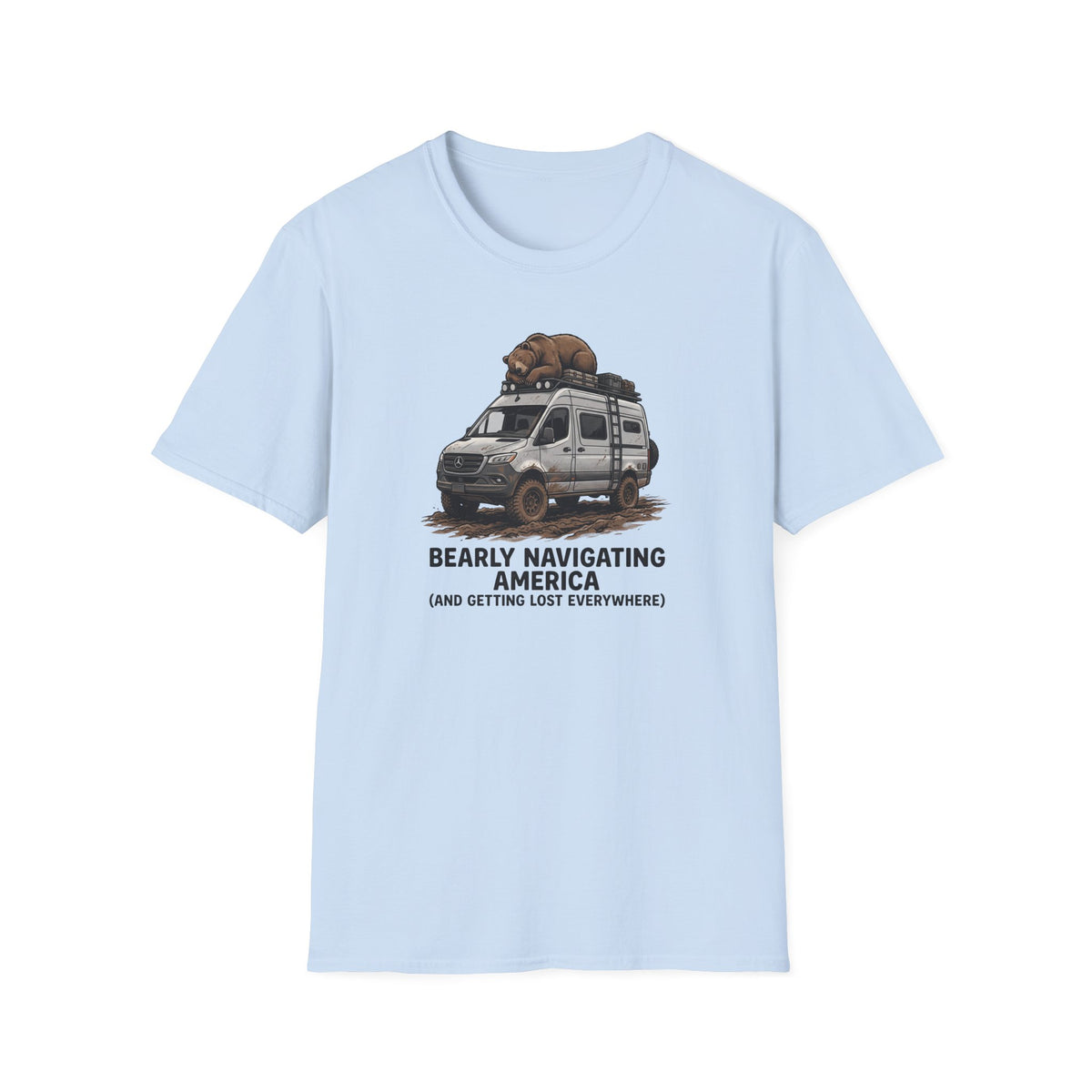Bearly Navigating America Van T-Shirt
