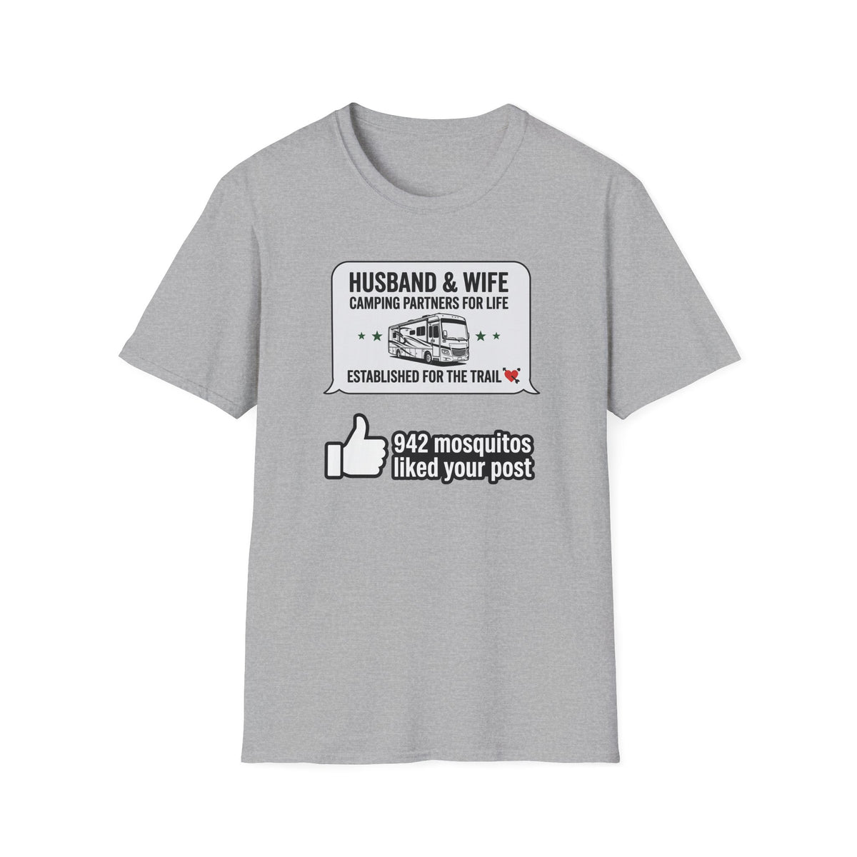 Husband & Wife Camping T-Shirt
