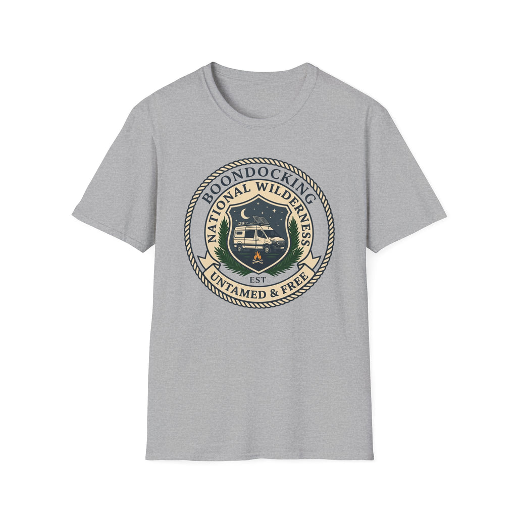 Boondocking National Wilderness Van T-Shirt