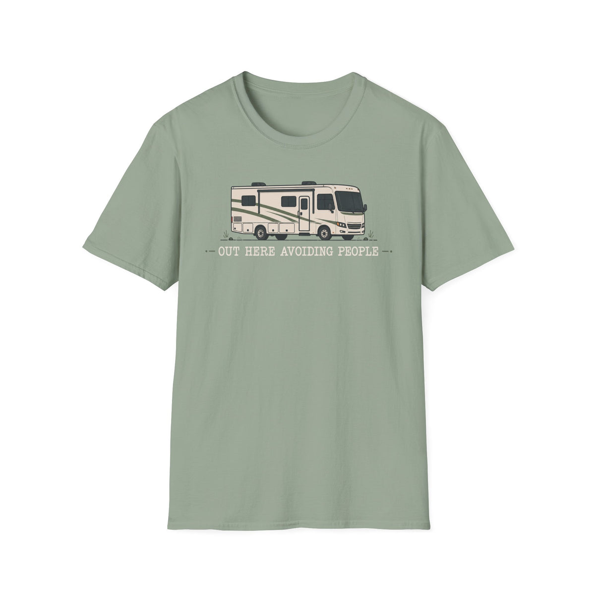 Out Avoiding People Class A T-shirt