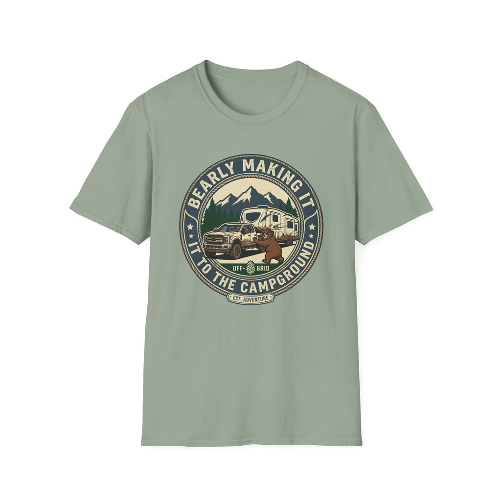 Beary Making It To The Campground 5th Wheel T-Shirt
