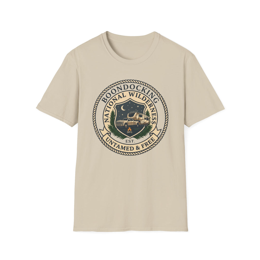National Wilderness Boondocking 5th Wheel T-Shirt
