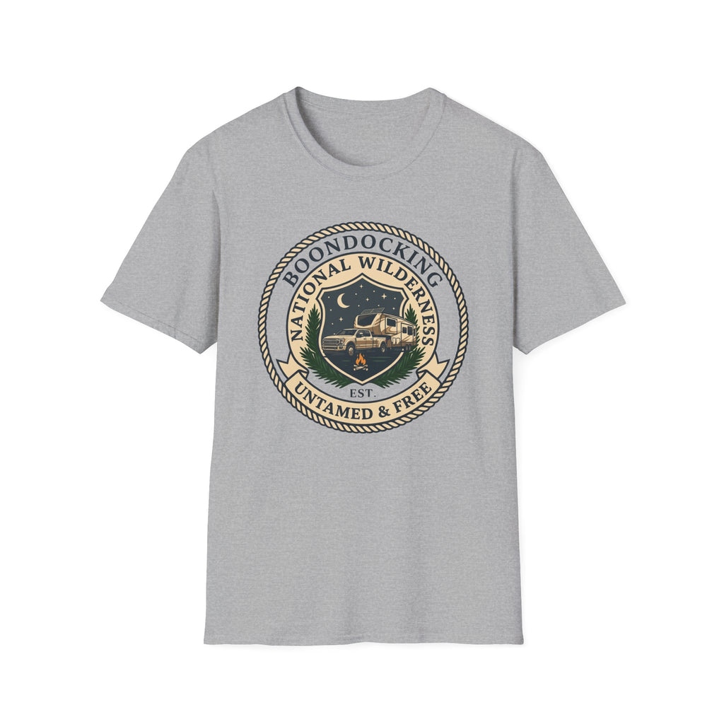National Wilderness Boondocking 5th Wheel T-Shirt