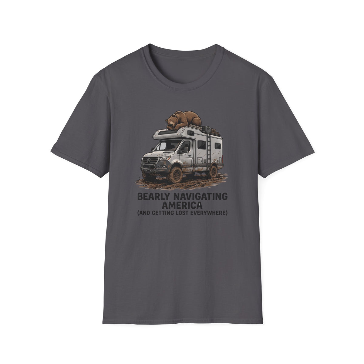 Bear on RV Camper T-Shirt