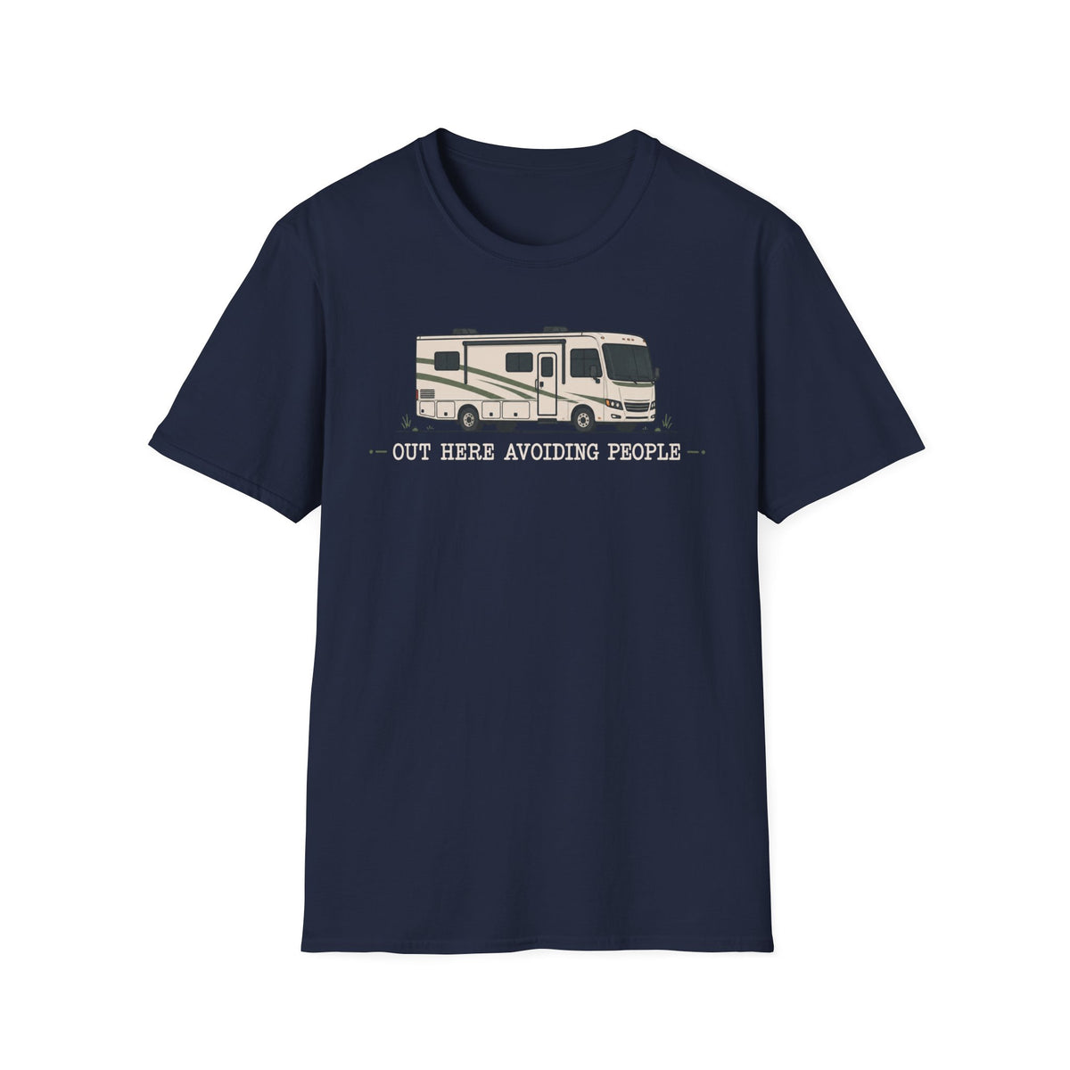 Out Avoiding People Class A T-shirt