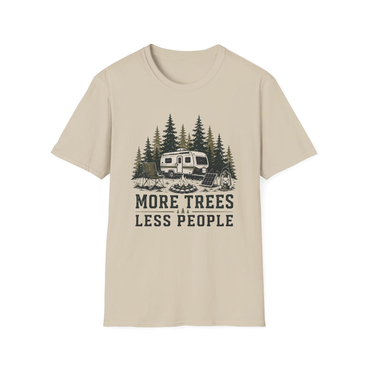 More Trees Less People Trailer T-Shirt