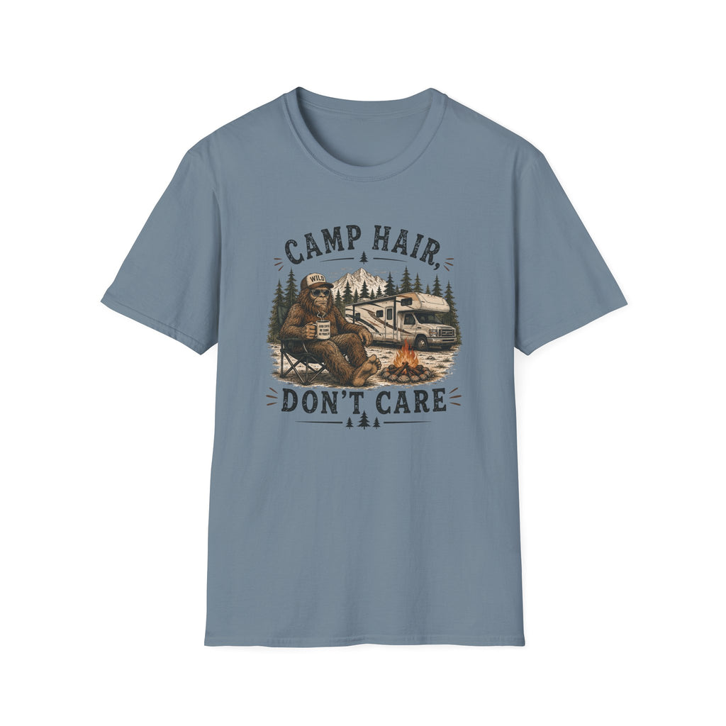 Sasquatch Camp Hair Don't Care T-Shirt