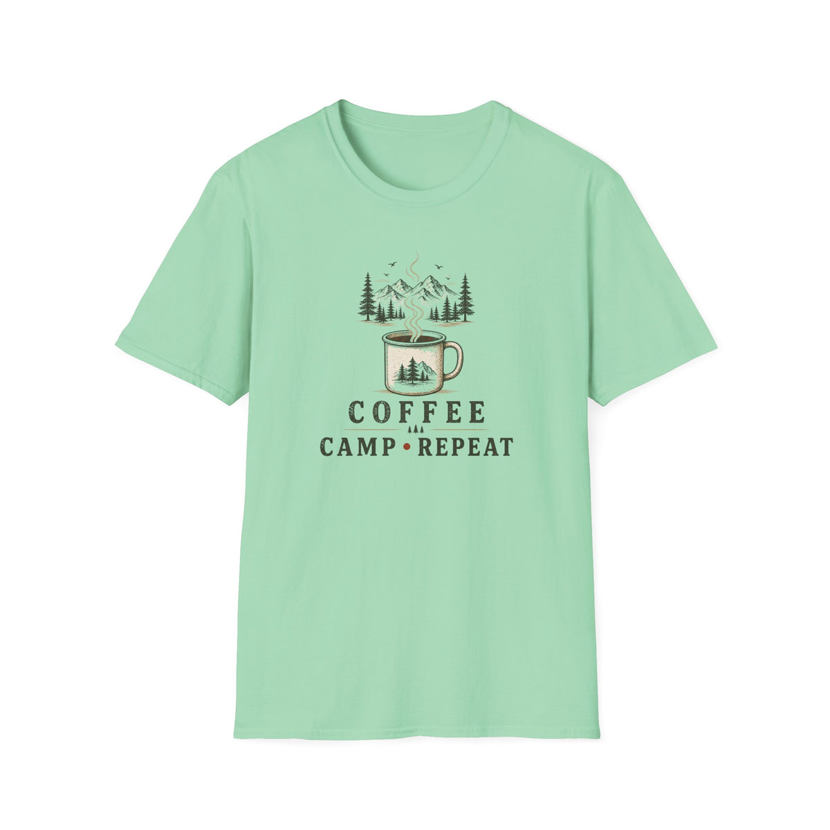 Coffee Camp Repeat T-Shirt