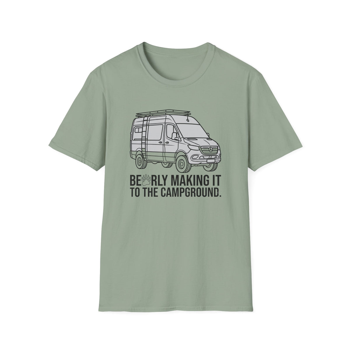 Barely Making It to the Campground Van T-Shirt