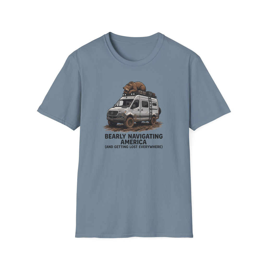 Bearly Navigating America Van T-Shirt