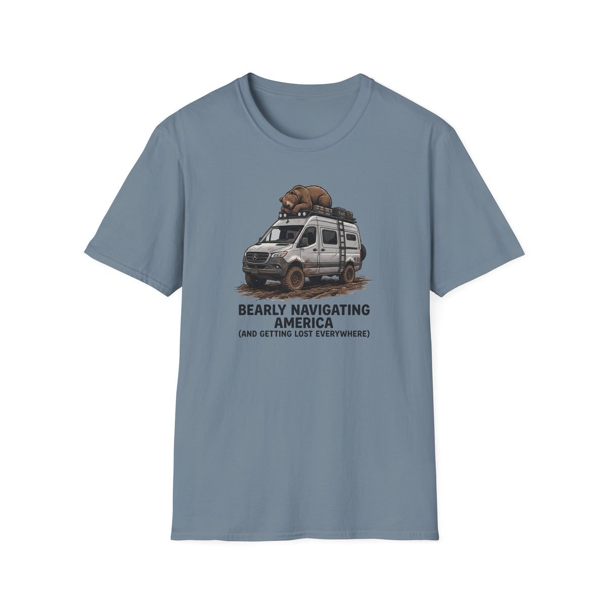 Bearly Navigating America Van T-Shirt