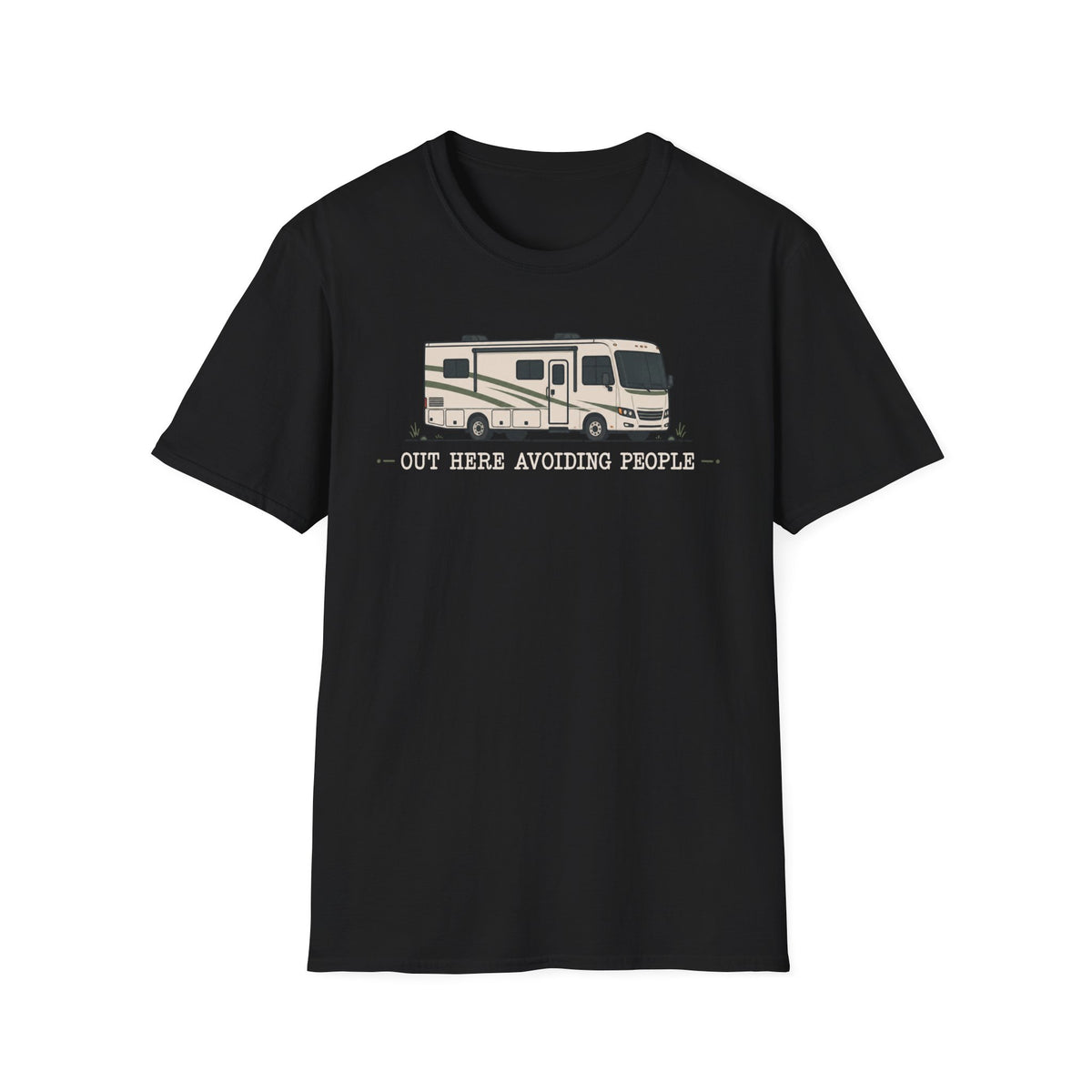 Out Avoiding People Class A T-shirt