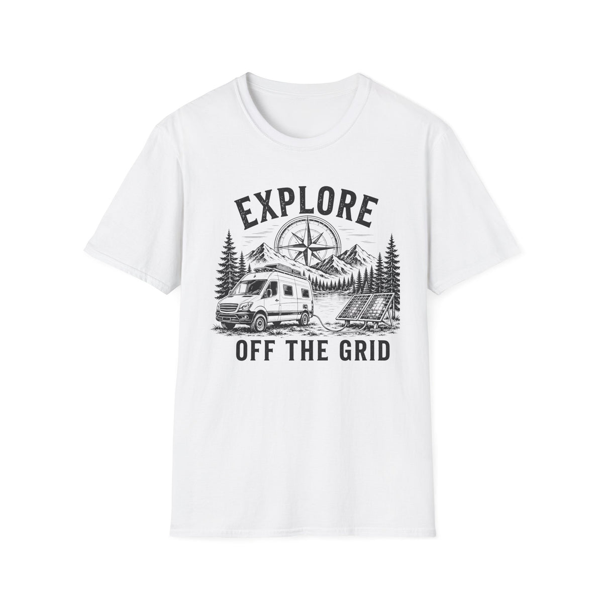 Explore Off The Grid with Van T-shirt