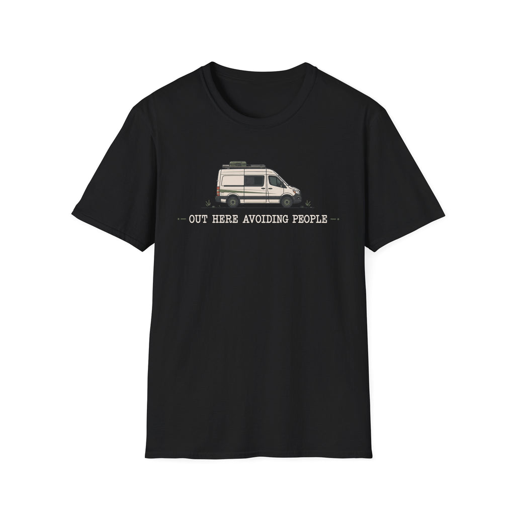 Out Here Avoiding People Van T-shirt