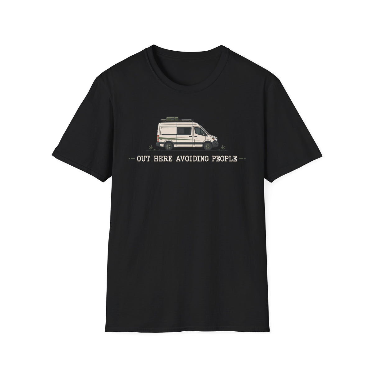 Out Here Avoiding People Van T-shirt