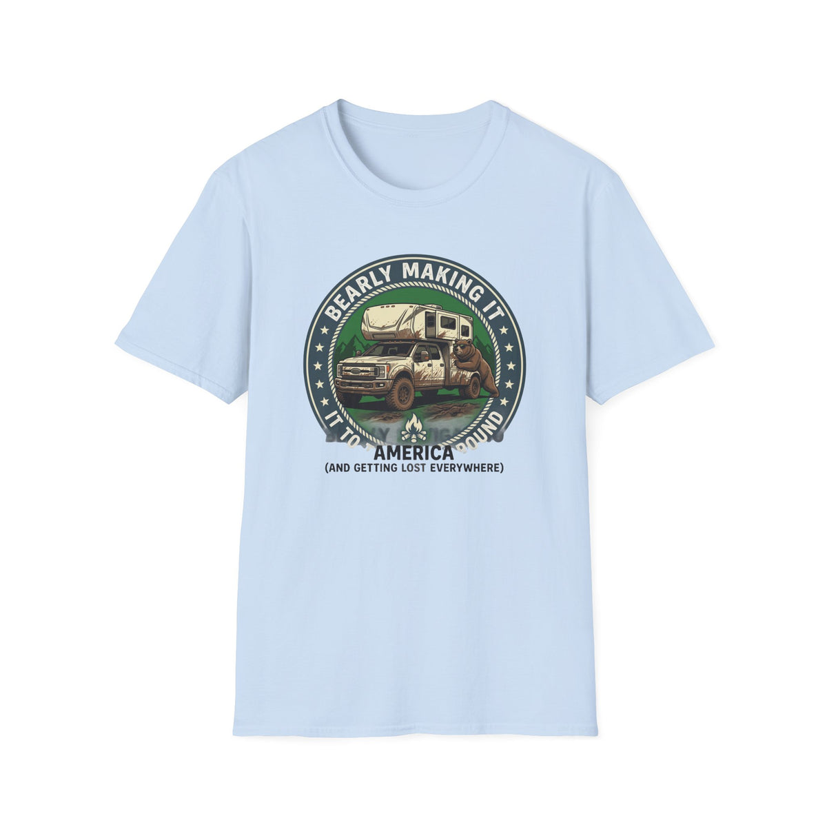 Bearly Making It Camper T‑Shirt