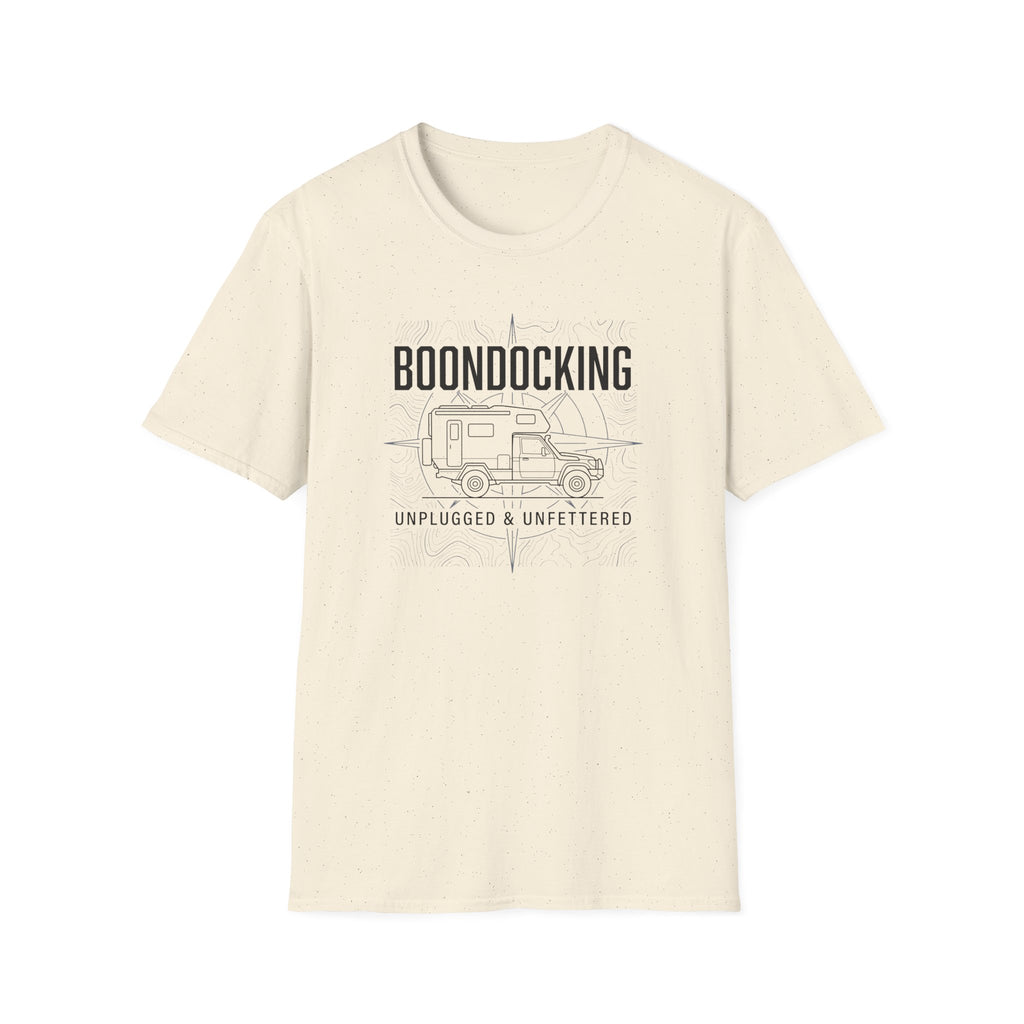 Boondocking Unplugged Camper T-shirt