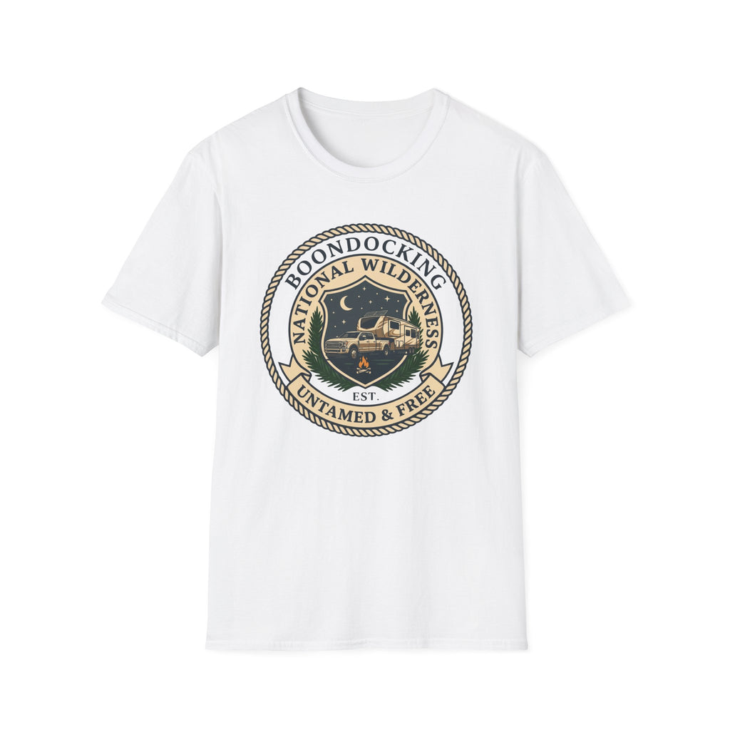 National Wilderness Boondocking 5th Wheel T-Shirt