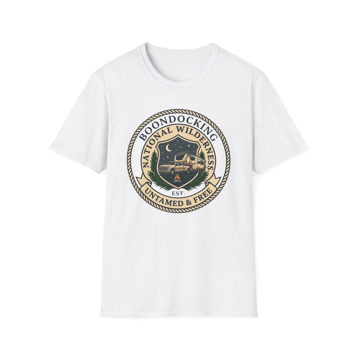 National Wilderness Boondocking 5th Wheel T-Shirt