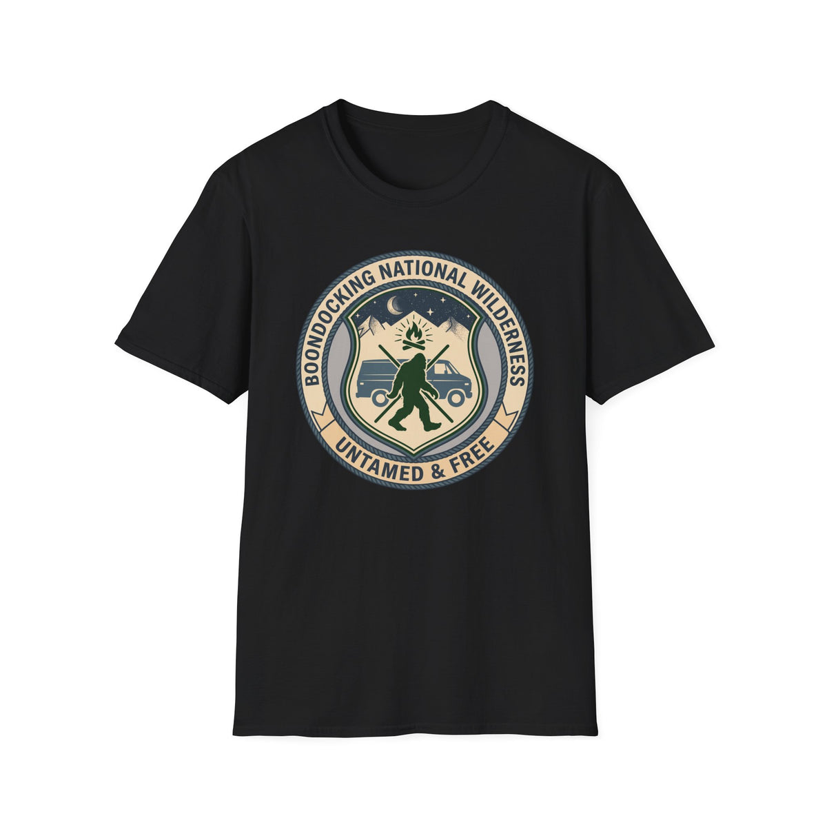 Boondocking National Wilderness Van Life T-shirt