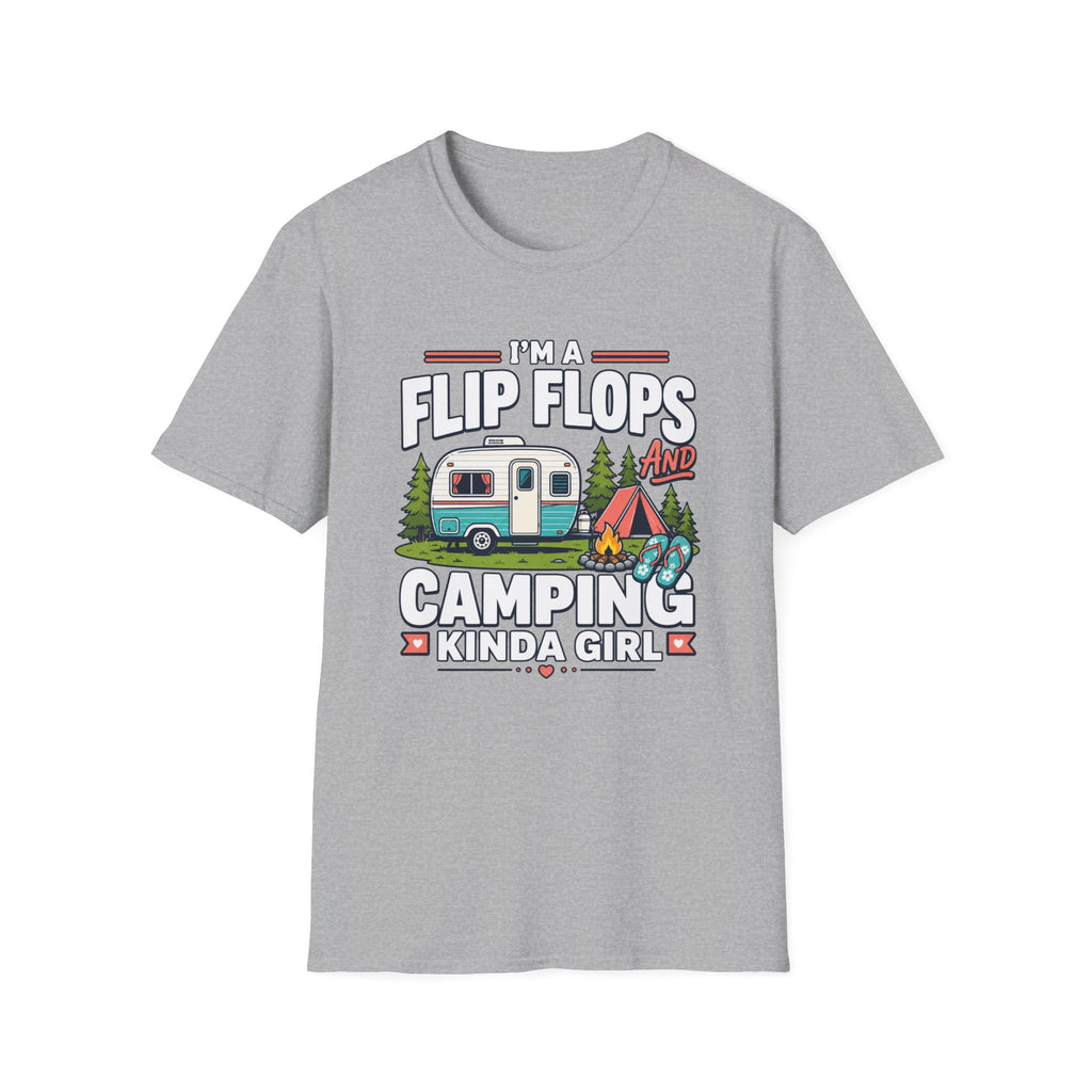I'm a Flip Flops and Camping Kinda Girl T-Shirt