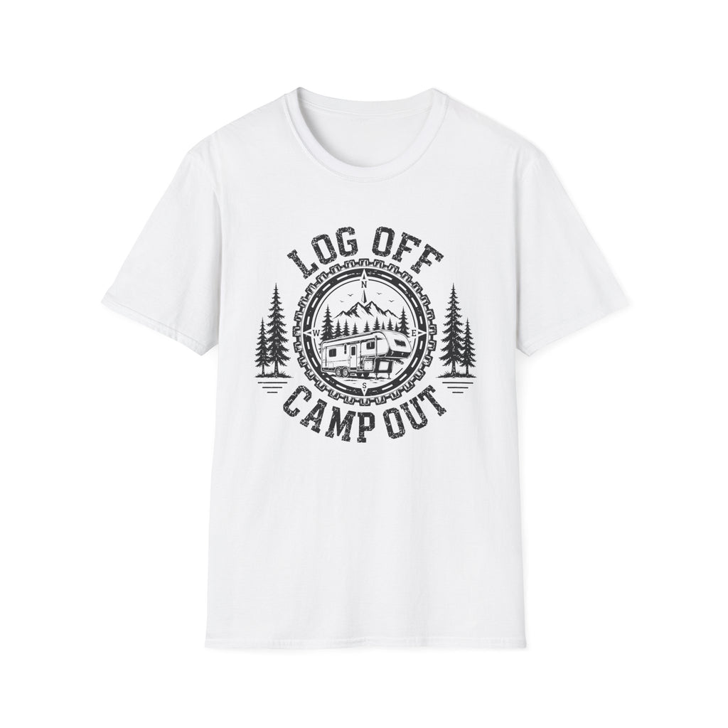 Log Off Camp Out 5th Wheel T-Shirt