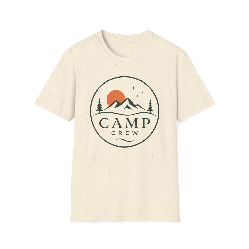 Camp Crew Mountain Logo T-Shirt | Outdoor Adventure Tee