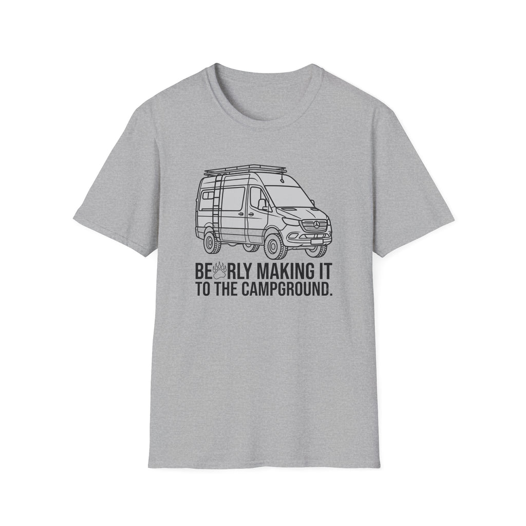 Barely Making It to the Campground Van T-Shirt