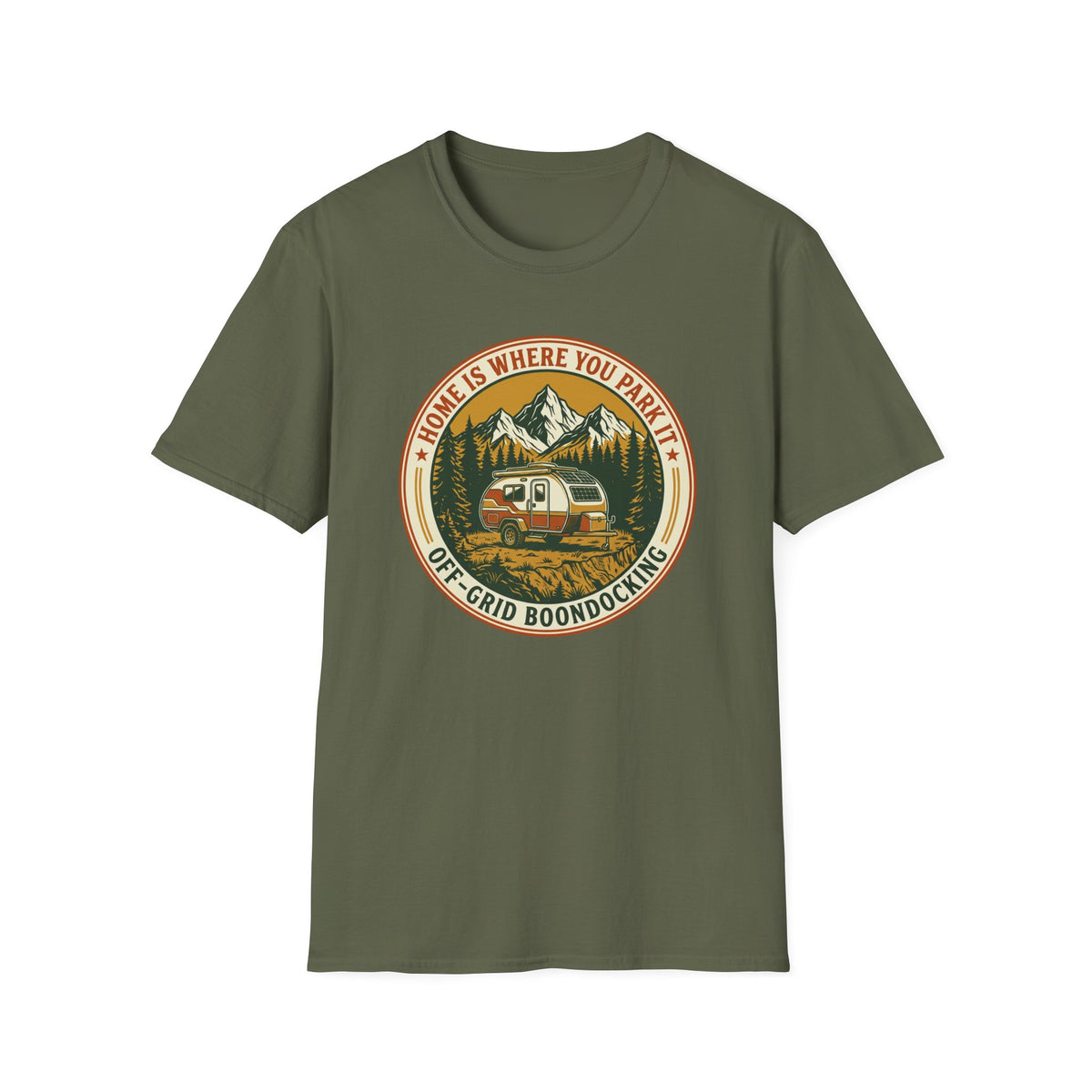 Home Is Where You Park It Trailer T-Shirt
