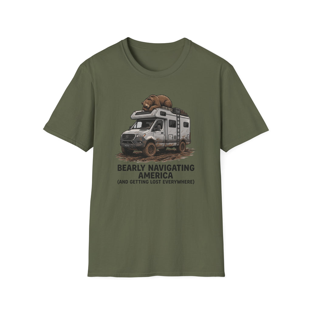 Bear on RV Camper T-Shirt
