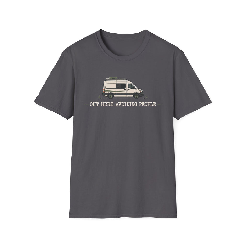 Out Here Avoiding People Van T-shirt
