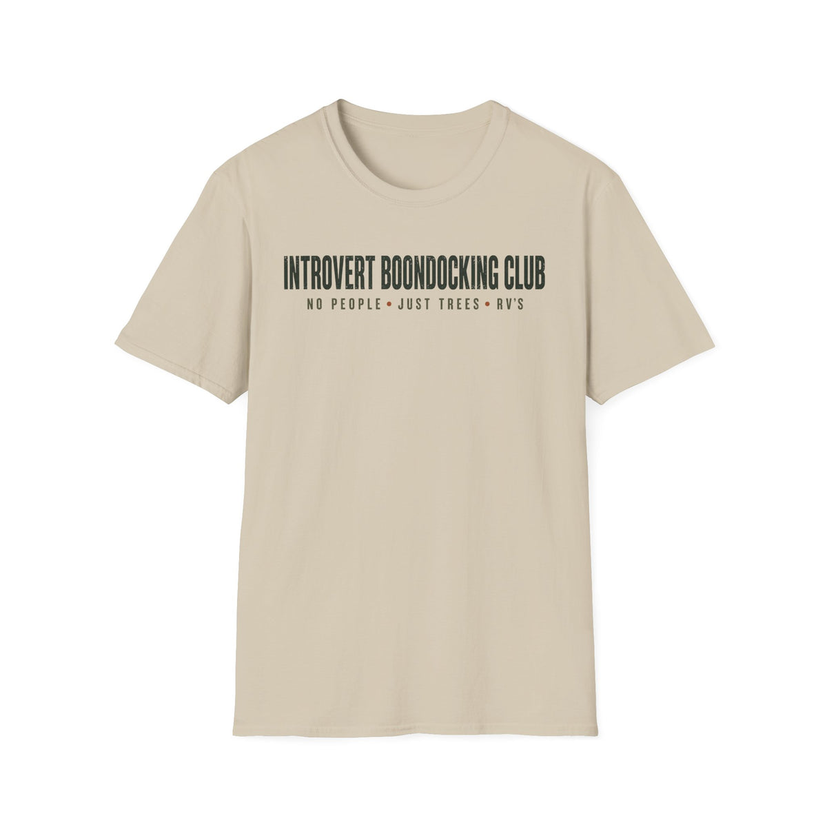 Introvert Boondocking Club T-Shirt