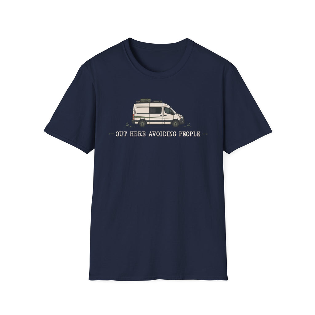 Out Here Avoiding People Van T-shirt