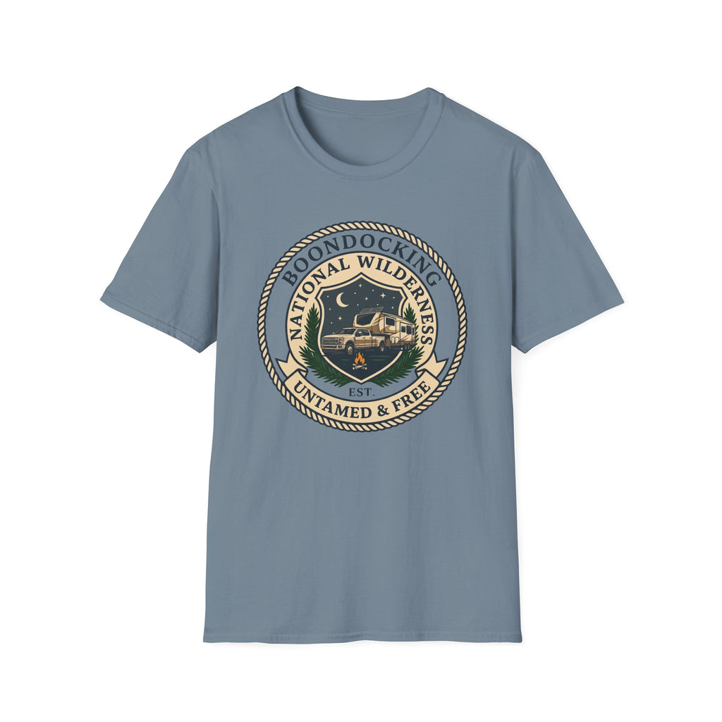 National Wilderness Boondocking 5th Wheel T-Shirt