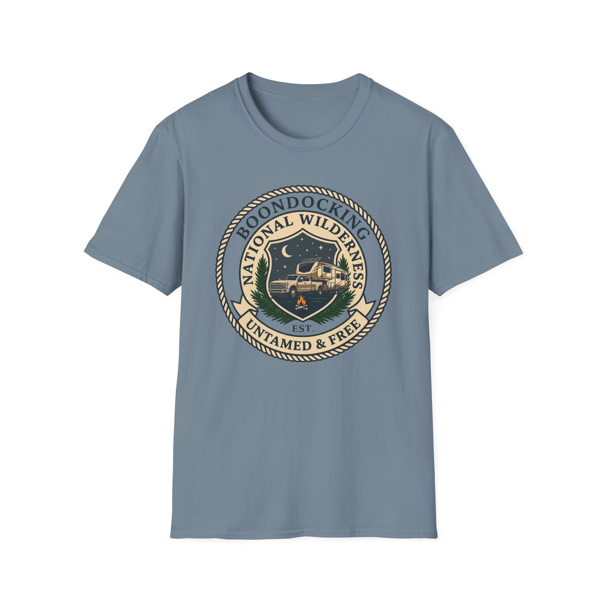 National Wilderness Boondocking 5th Wheel T-Shirt