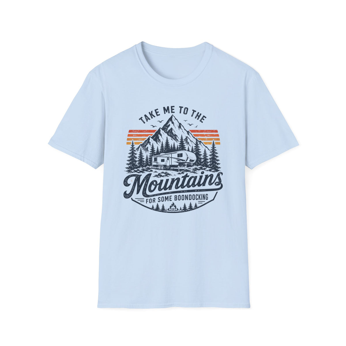 Take Me To The Mountains 5th Wheel T-Shirt