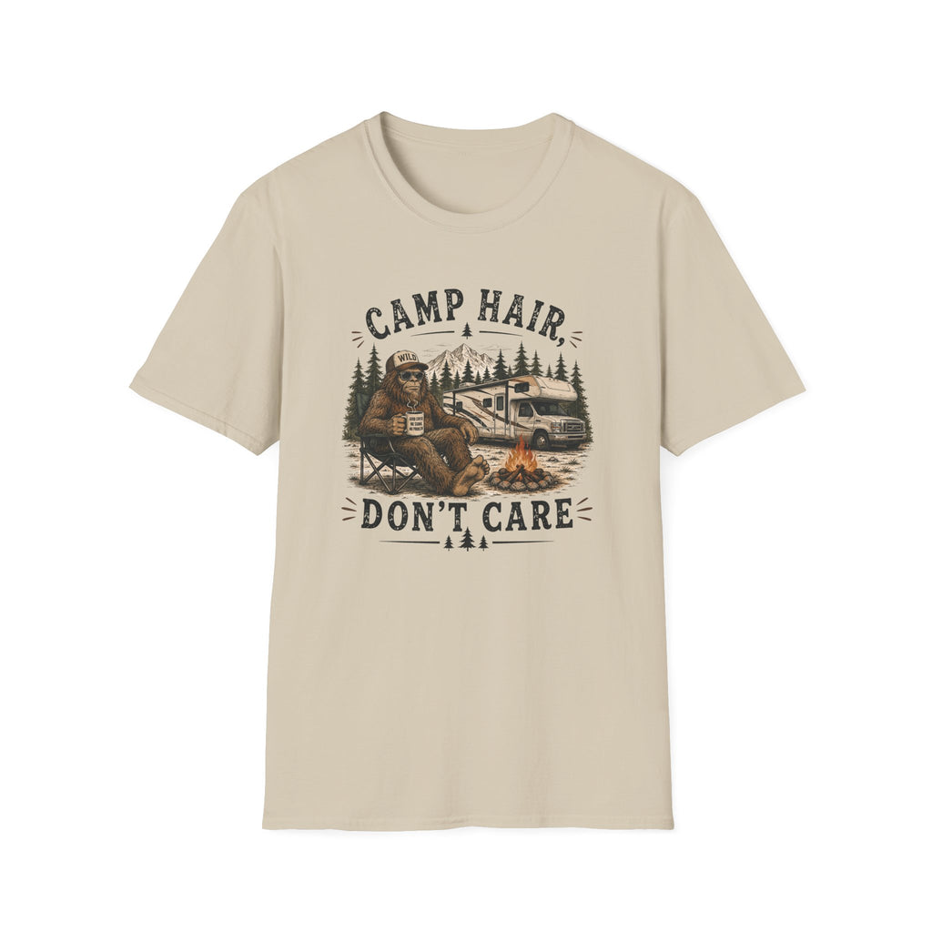Sasquatch Camp Hair Don't Care T-Shirt