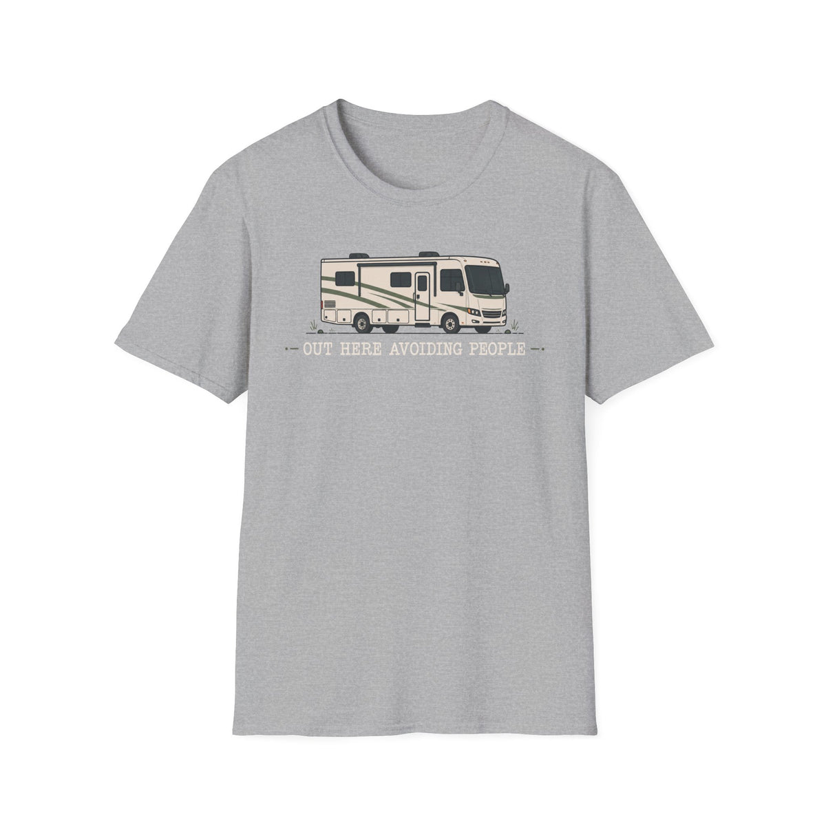 Out Avoiding People Class A T-shirt