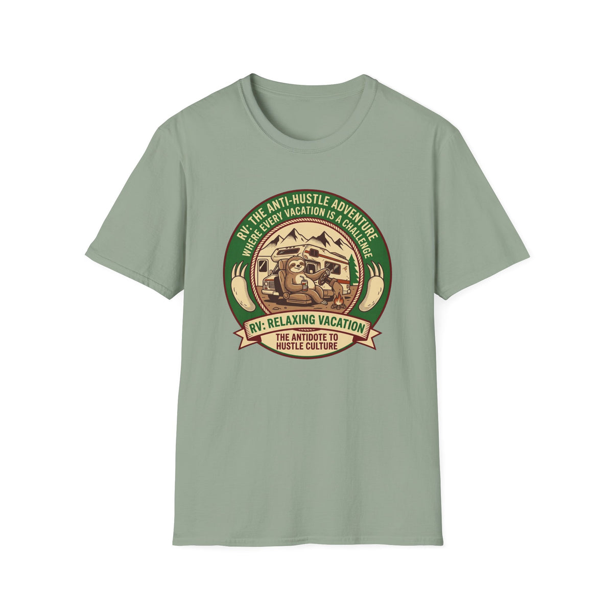 Sloth Anti-Hustle Adventure T-Shirt