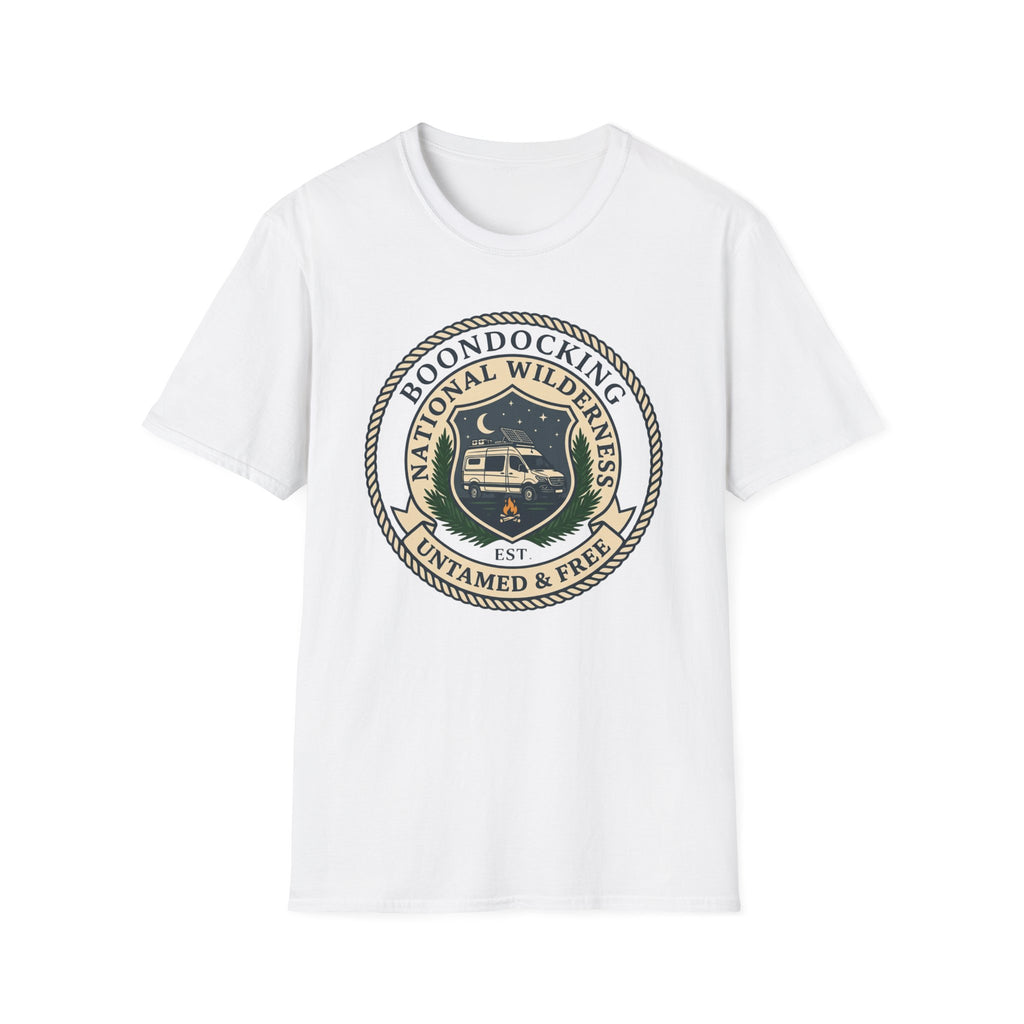 Boondocking National Wilderness Van T-Shirt