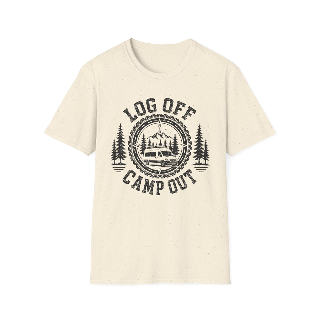 Log Off Camp Out Van T-Shirt