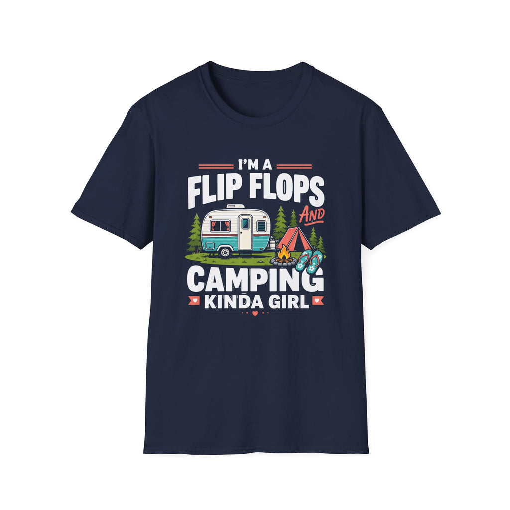 I'm a Flip Flops and Camping Kinda Girl T-Shirt