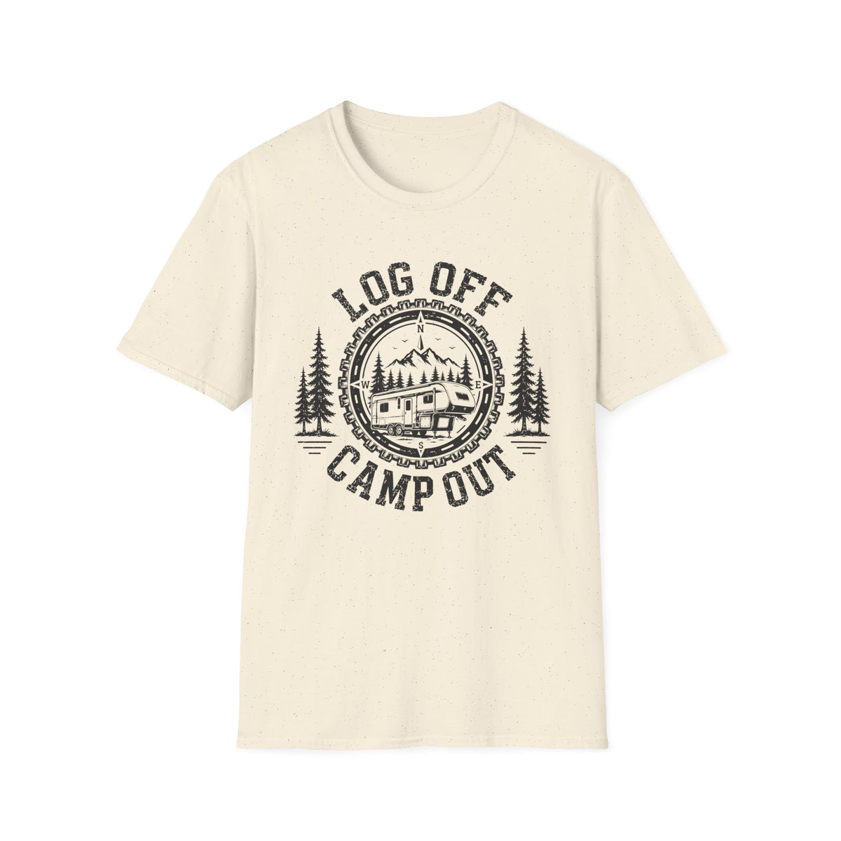 Log Off Camp Out 5th Wheel T-Shirt