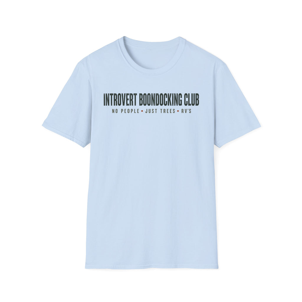 Introvert Boondocking Club T-Shirt